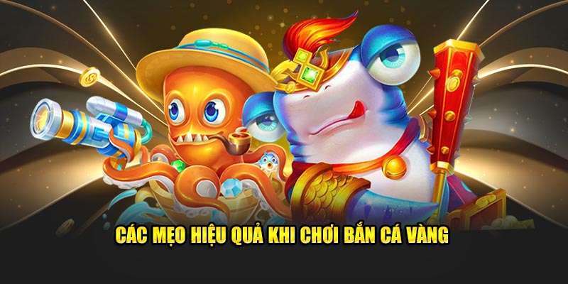 Các mẹo hiệu quả khi chơi bắn cá vàng
